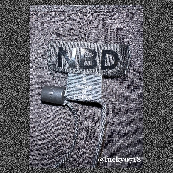 NBD NWT Kate Mini Dress in Black Sz S - Picture 5 of 7